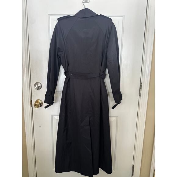 Ralph Lauren Coat Women's Size S Blue Double-Breasted Trench Coat Classic Preppy - Picture 7 of 11